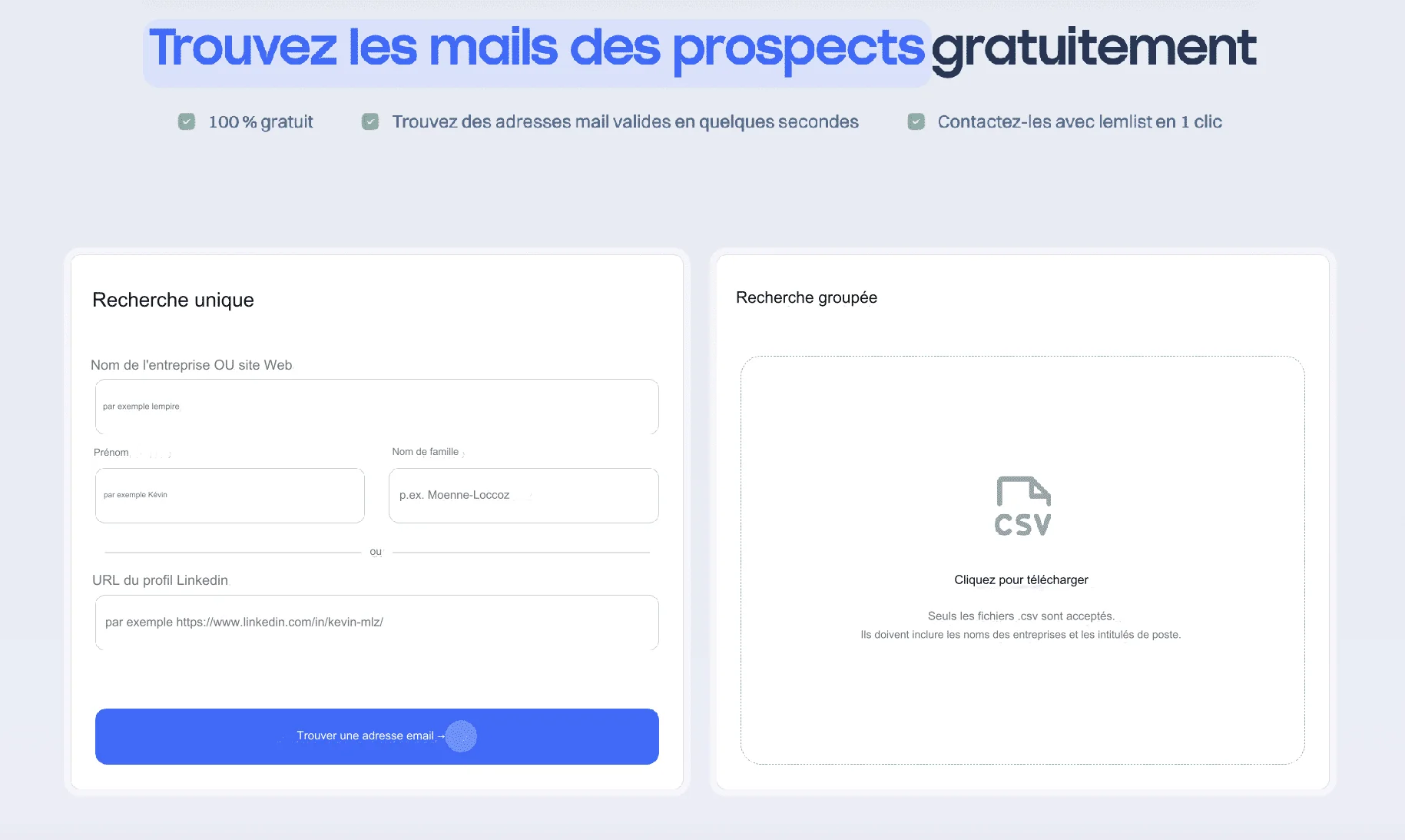 Localizador de emails online.