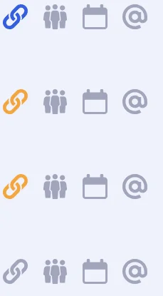 Waalaxy icons
