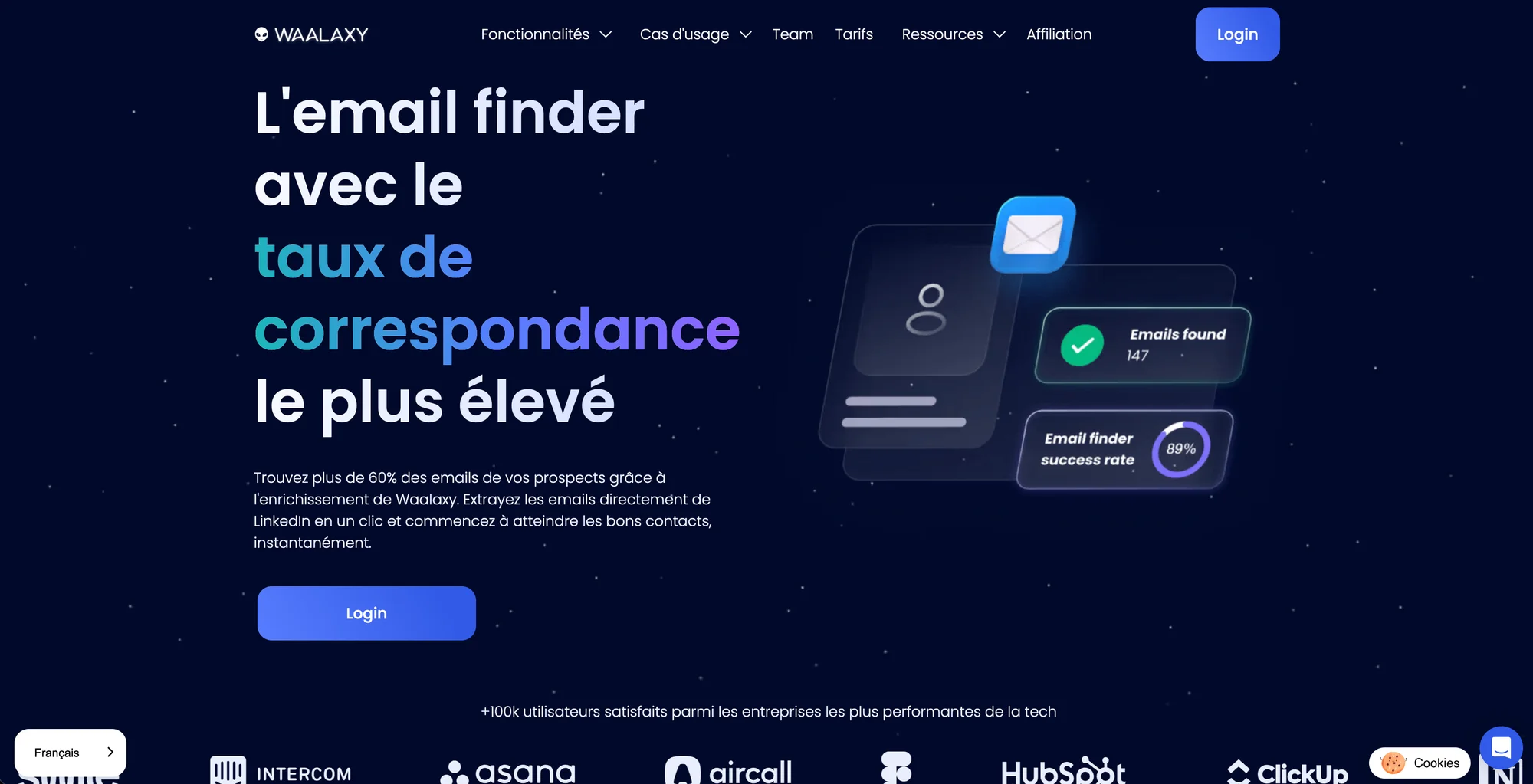 Email finder Waalaxy