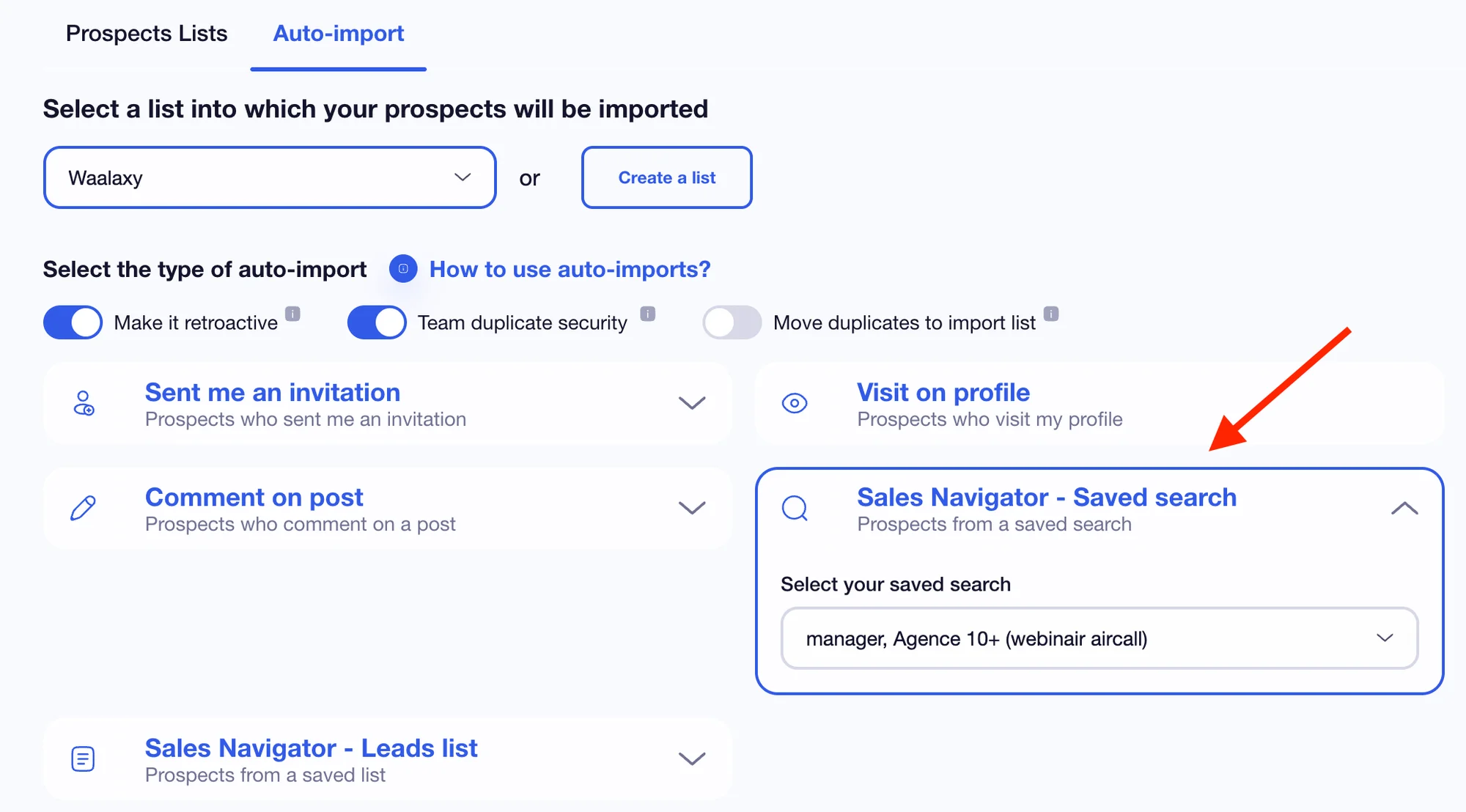 scrape LinkedIn profiles sales navigator, saved search