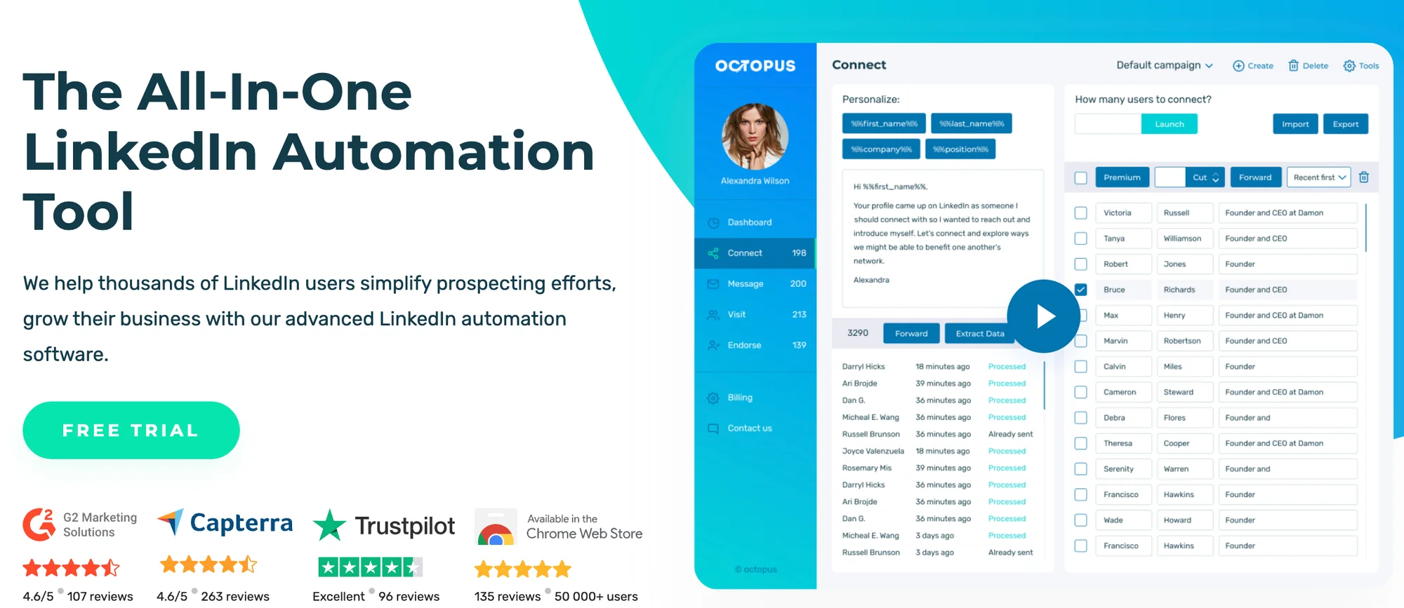 Dripify alternatives Octopus CRM