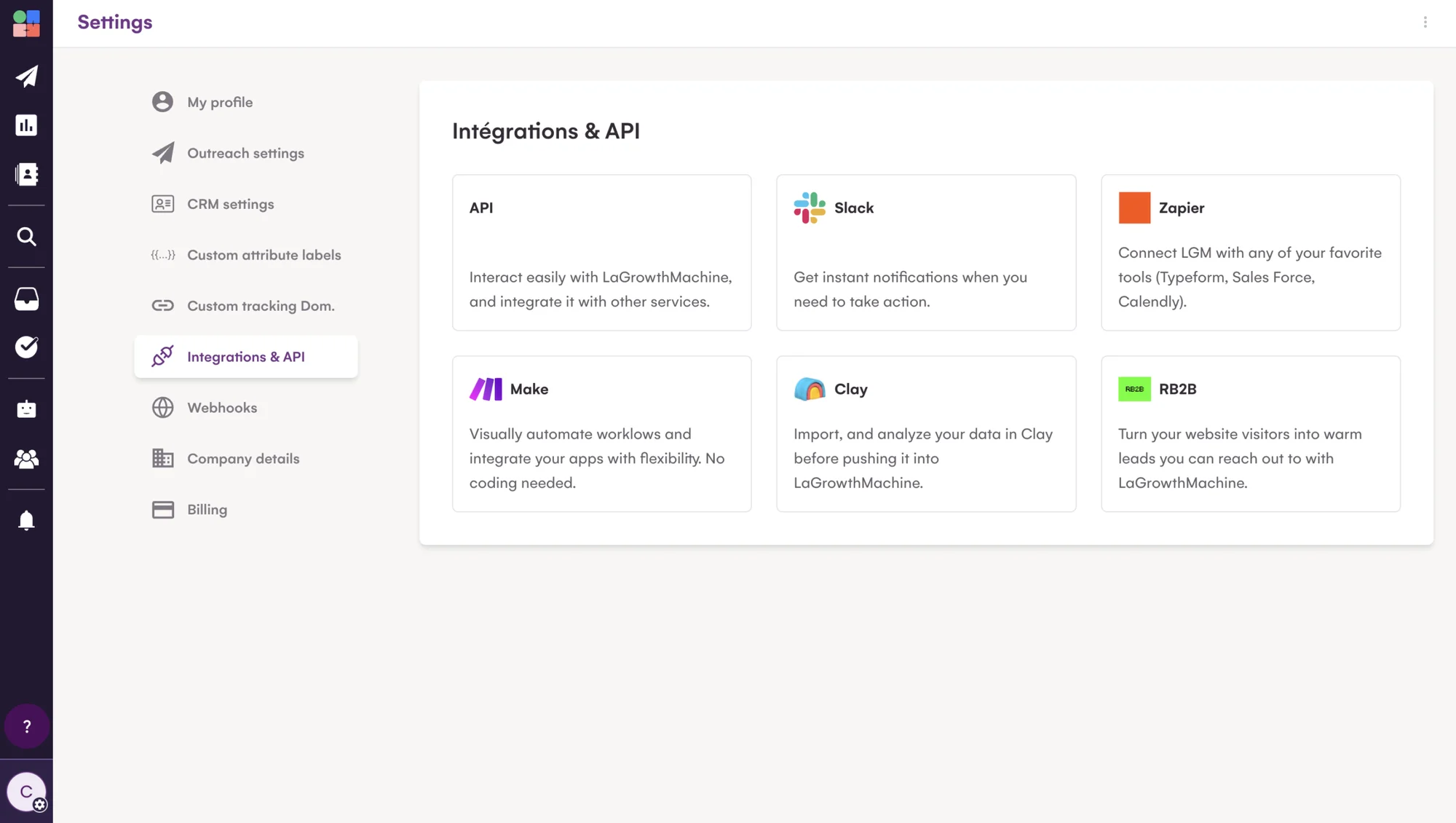 Integration The growth machine