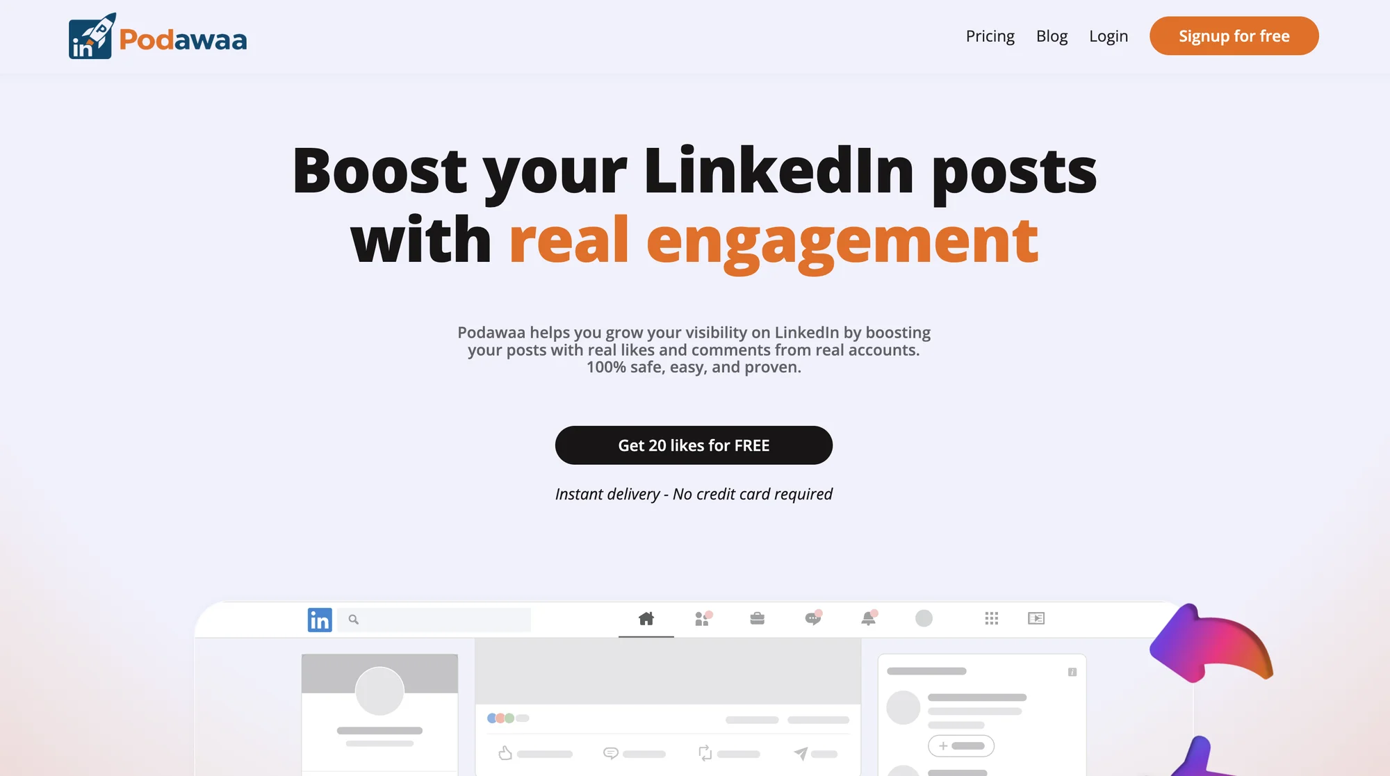 Podawaa for your LinkedIn comments automation