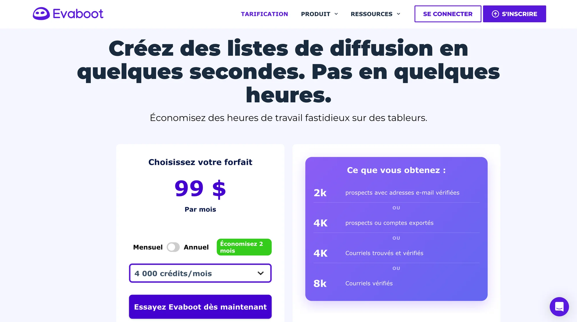 Evaboot prix