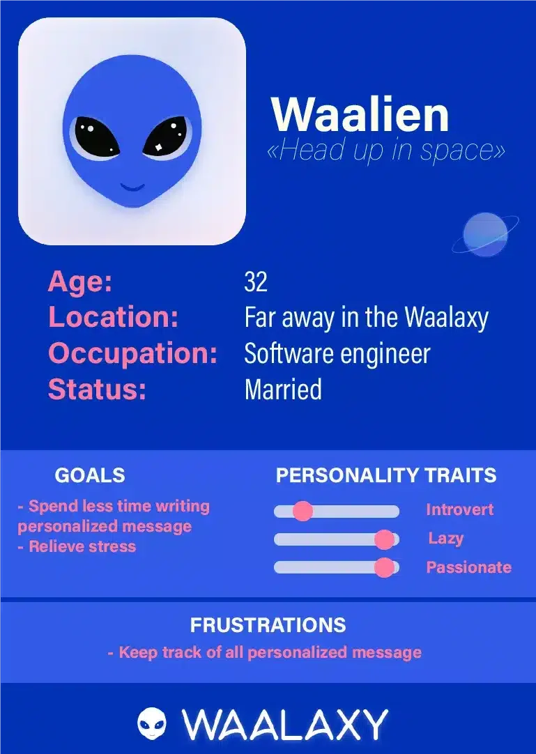 Waalien profil alien Waalaxy