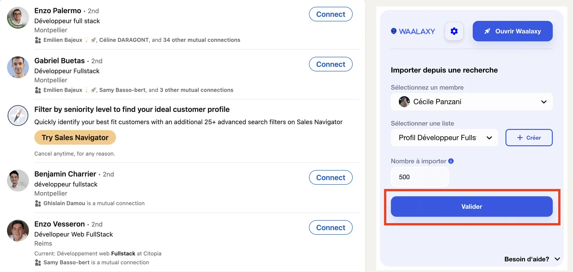 LinkedIn targeting