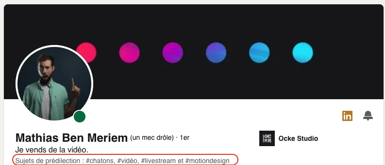 linkedin profile