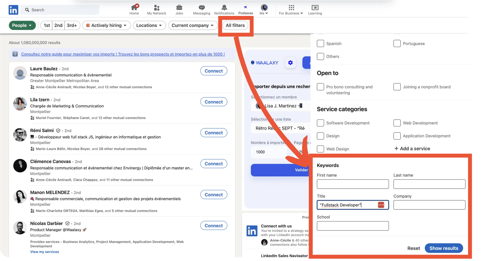 Good LinkedIn research to find the right influencers