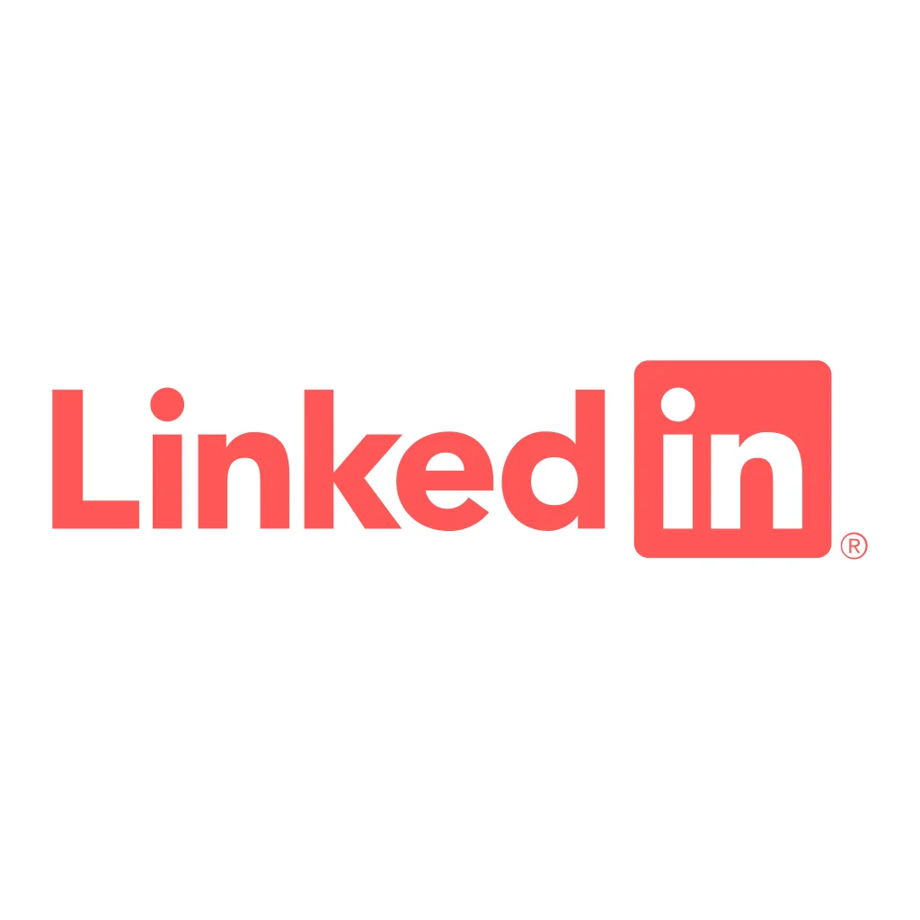 LinkedIn Logo svg (red)
