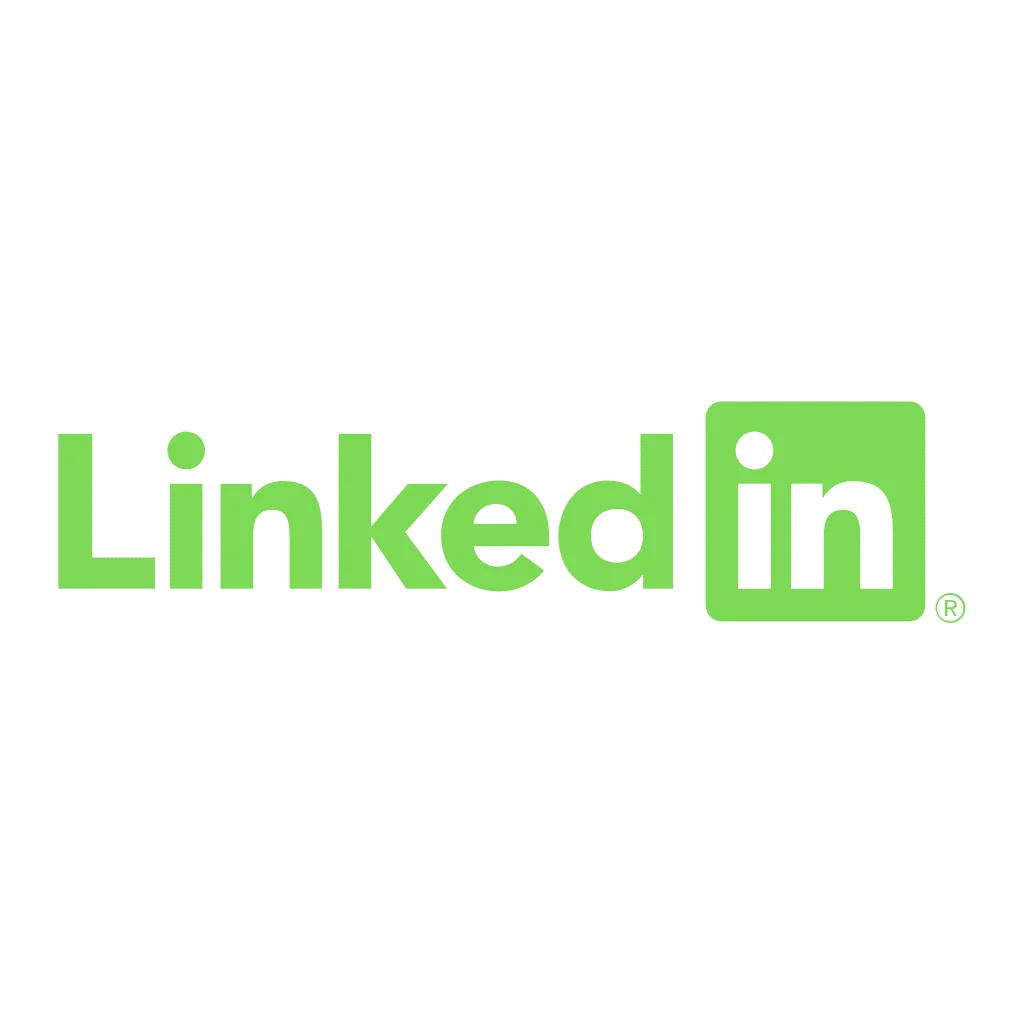 LinkedIn logo png (green)