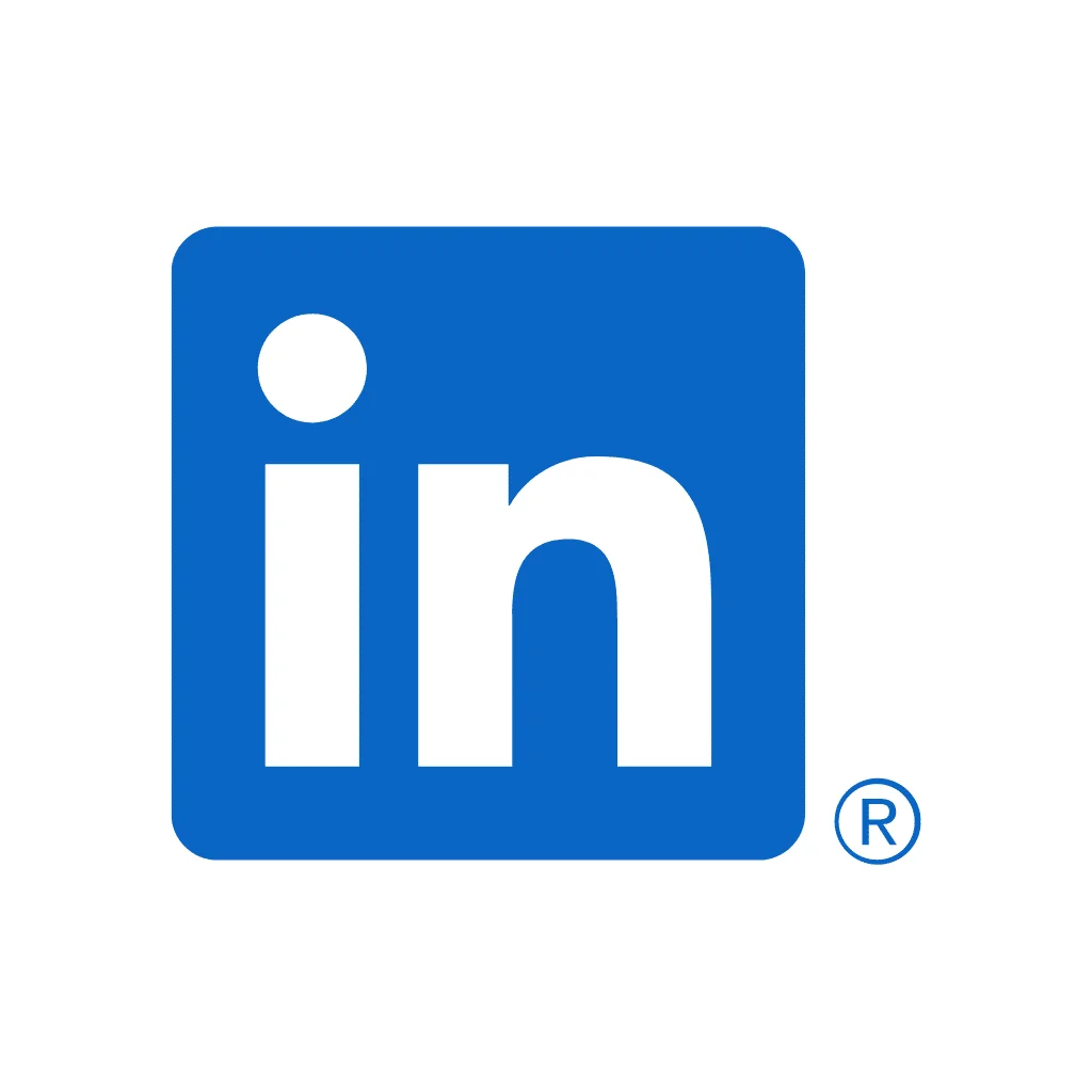 LinkedIn Logo icon png (LinkedIn blue)