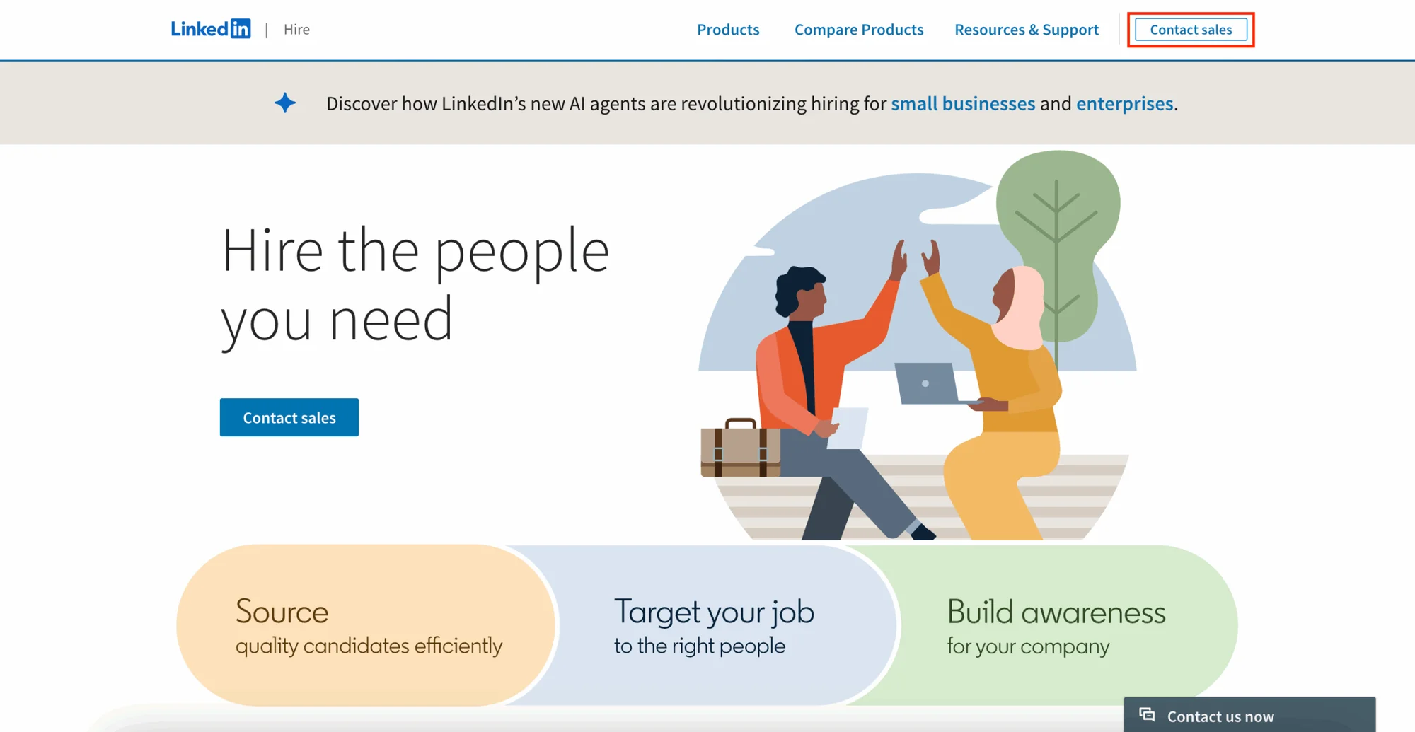 LinkedIn Login talent solution LinkedIn
