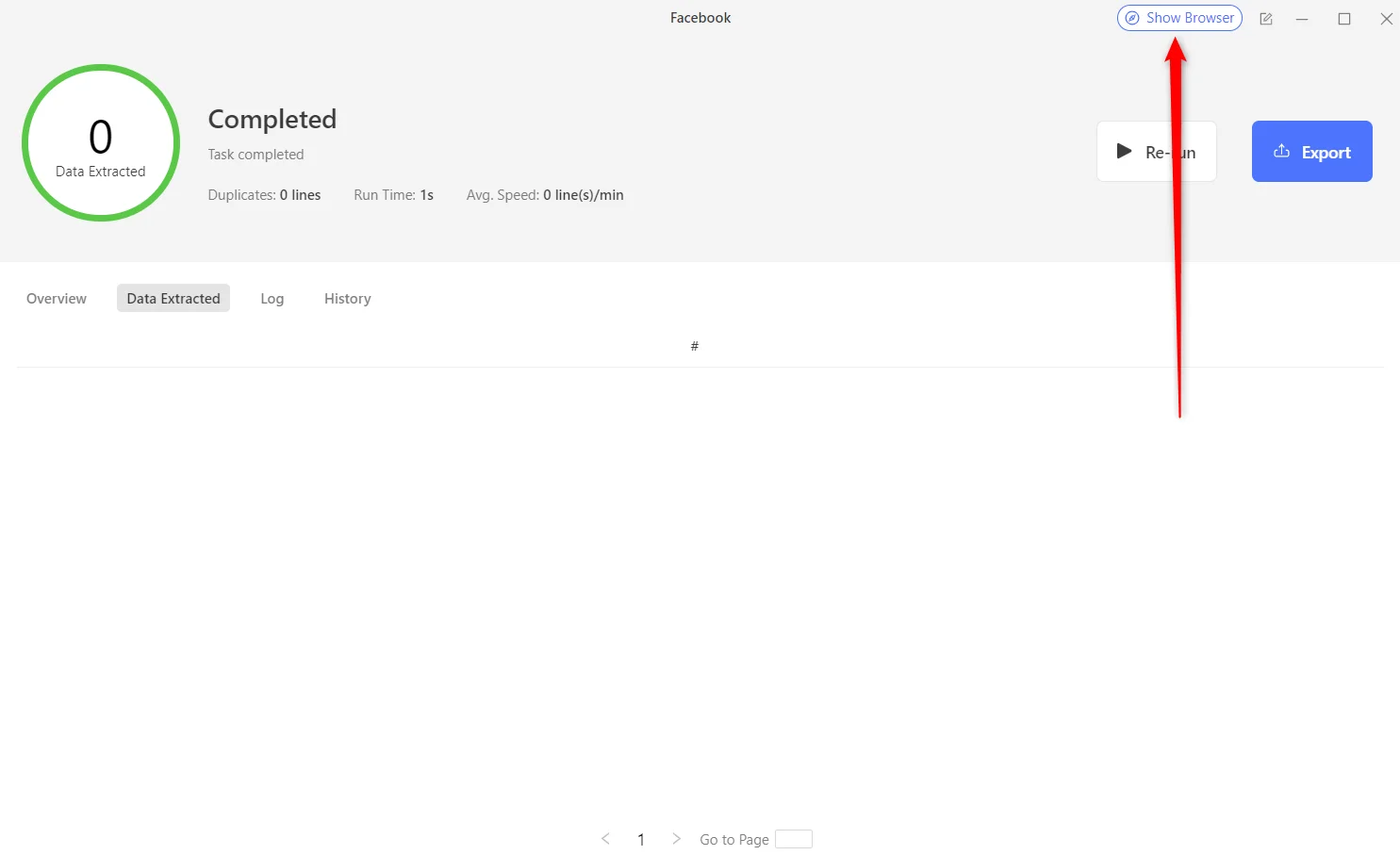 Show Browser