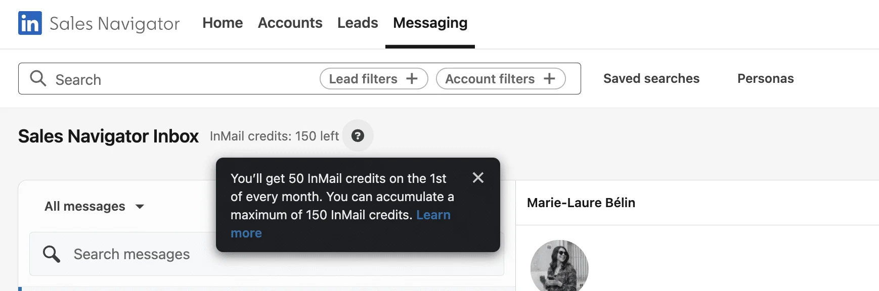 How to check your InMail balance in 3 clicks