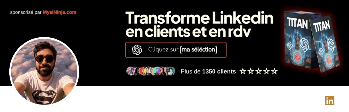 Exemple bannière LinkedIn marketing