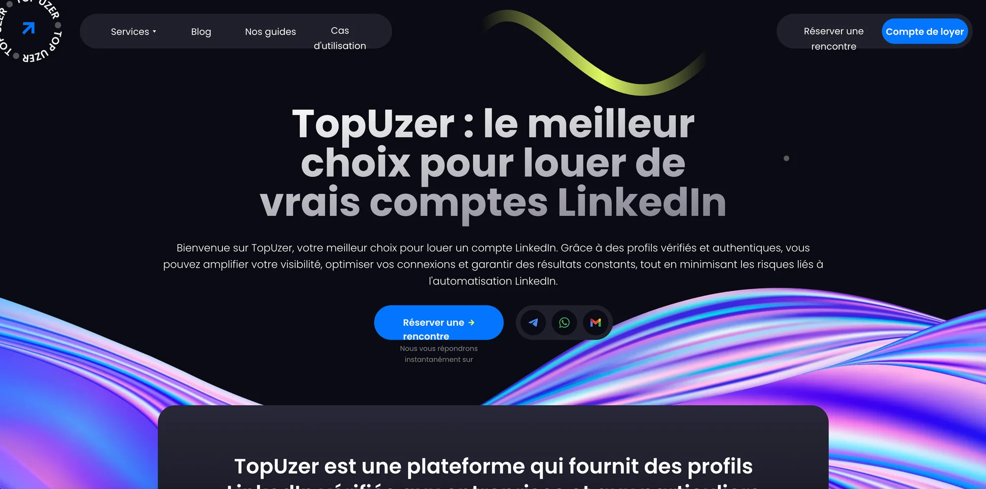 Les 9 meilleurs outils pour acheter des comptes LinkedIn : TopUzer