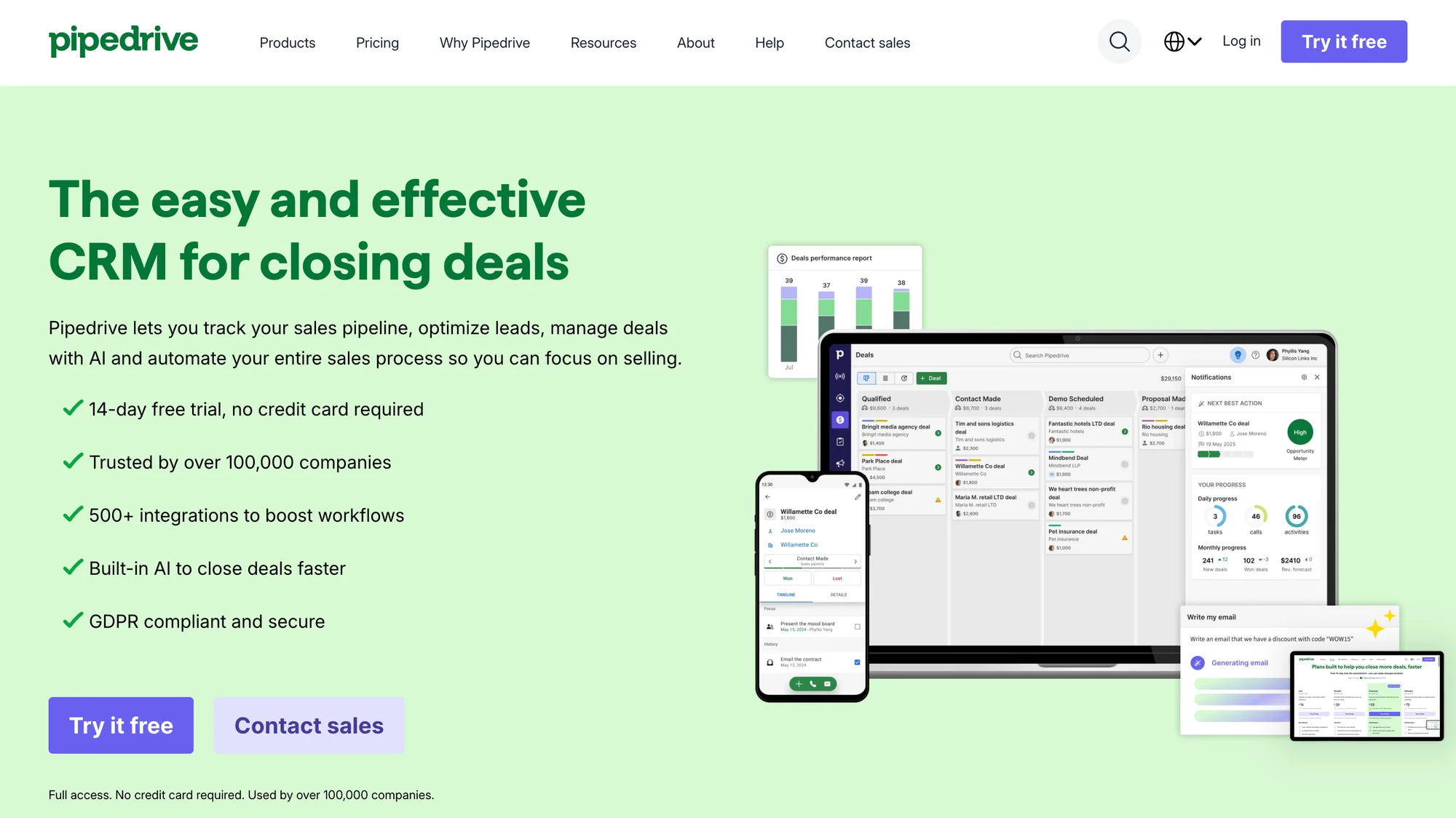 B2B Sales prospecting tool to manage your pipeline Pipedrive