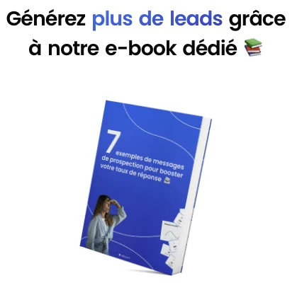 Couverture e-book "7 exemples de messages de prospection"